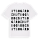 Utbogården ordlek t-shirt