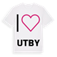 Jag älskar Utby t-shirt stort tryck