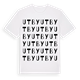 White t-shirt med Utby ordlek t-shirt