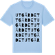 Blue Soul t-shirt med Utgärdet ordlek t-shirt