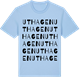 Blue Soul t-shirt med Uthagen ordlek t-shirt