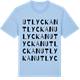 Blue Soul t-shirt med Utlyckan ordlek t-shirt