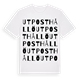 Utpost Hållö ordlek t-shirt
