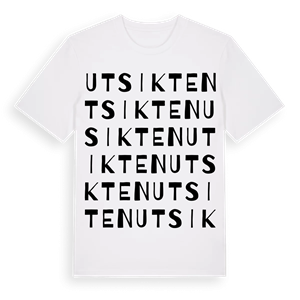Utsikten ordlek t-shirt – ekologisk bomull t-shirt från Pinshirt