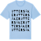 Blue Soul t-shirt med Uttersåker ordlek t-shirt