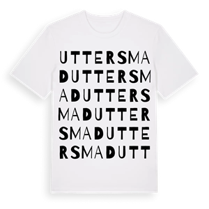 Uttersmad ordlek t-shirt – ekologisk bomull t-shirt från Pinshirt
