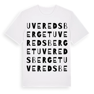 Uveredsberget ordlek t-shirt – ekologisk bomull t-shirt från Pinshirt