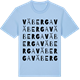 Blue Soul t-shirt med Väberga ordlek t-shirt