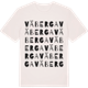Vintage White t-shirt med Väberga ordlek t-shirt