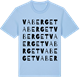 Blue Soul t-shirt med Vaberget ordlek t-shirt