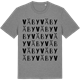Mid Heather Gray t-shirt med Väby ordlek t-shirt