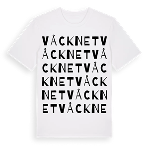 Våcknet ordlek t-shirt – ekologisk bomull t-shirt från Pinshirt