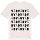 Vintage White t-shirt med Väd ordlek t-shirt
