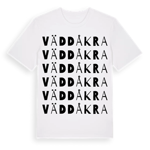 Väddåkra ordlek t-shirt – ekologisk bomull t-shirt från Pinshirt