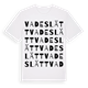 Vadeslätt ordlek t-shirt