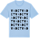 Blue Soul t-shirt med Vadet ordlek t-shirt
