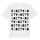 Vadet ordlek t-shirt