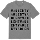 Mid Heather Gray t-shirt med Vadlent ordlek t-shirt