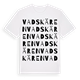 Vadskären ordlek t-shirt