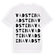 White t-shirt med Vadstena ordlek t-shirt