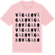 Pink Cotton t-shirt med Vägabo ordlek t-shirt