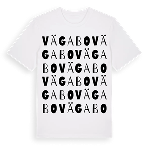 Vägabo ordlek t-shirt – ekologisk bomull t-shirt från Pinshirt