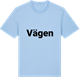 Blue Soul t-shirt med Vägen fetstil t-shirt