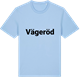 Blue Soul t-shirt med Vägeröd fetstil t-shirt