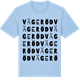 Blue Soul t-shirt med Vägeröd ordlek t-shirt