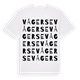 Vågerse ordlek t-shirt