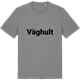 Mid Heather Gray t-shirt med Väghult fetstil t-shirt