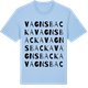 Blue Soul t-shirt med Vagnsbacka ordlek t-shirt