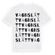 Vagnslätt ordlek t-shirt