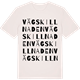 Vintage White t-shirt med Vägskillnaden ordlek t-shirt