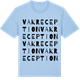 Blue Soul t-shirt med VAK Reception ordlek t-shirt