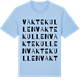 Blue Soul t-shirt med Vaktekullen ordlek t-shirt