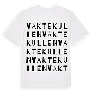 Vaktekullen ordlek t-shirt – ekologisk bomull t-shirt från Pinshirt