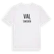 White t-shirt med Val i Sverige t-shirt