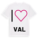 Jag älskar Val t-shirt stort tryck