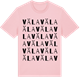 Pink Cotton t-shirt med Väla ordlek t-shirt