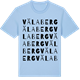 Blue Soul t-shirt med Välaberg ordlek t-shirt