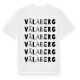 White t-shirt med Välaberg ordlek t-shirt