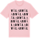Pink Cotton t-shirt med Välan ordlek t-shirt