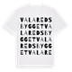 Valaredsbygget ordlek t-shirt