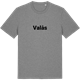 Mid Heather Gray t-shirt med Valås fetstil t-shirt