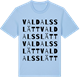Blue Soul t-shirt med Valdalsslätt ordlek t-shirt