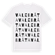 Valebråta ordlek t-shirt