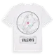White t-shirt med Valemyr t-shirt