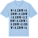 Blue Soul t-shirt med Valen ordlek t-shirt