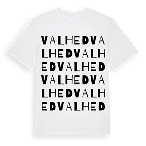 Valhed ordlek t-shirt – ekologisk bomull t-shirt från Pinshirt